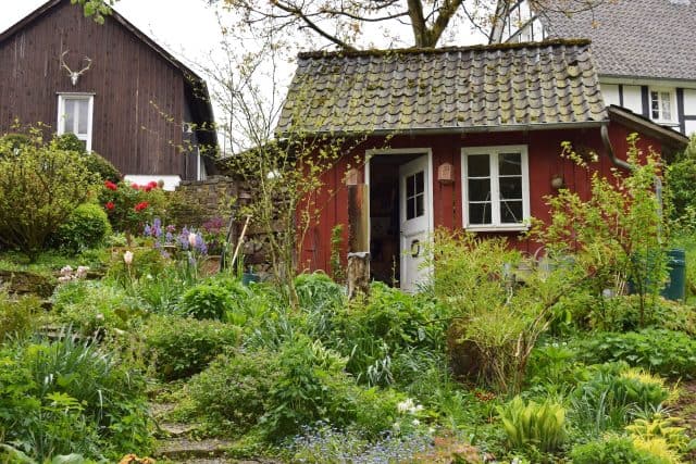 Gartenhaus Rotes Gartenhaus